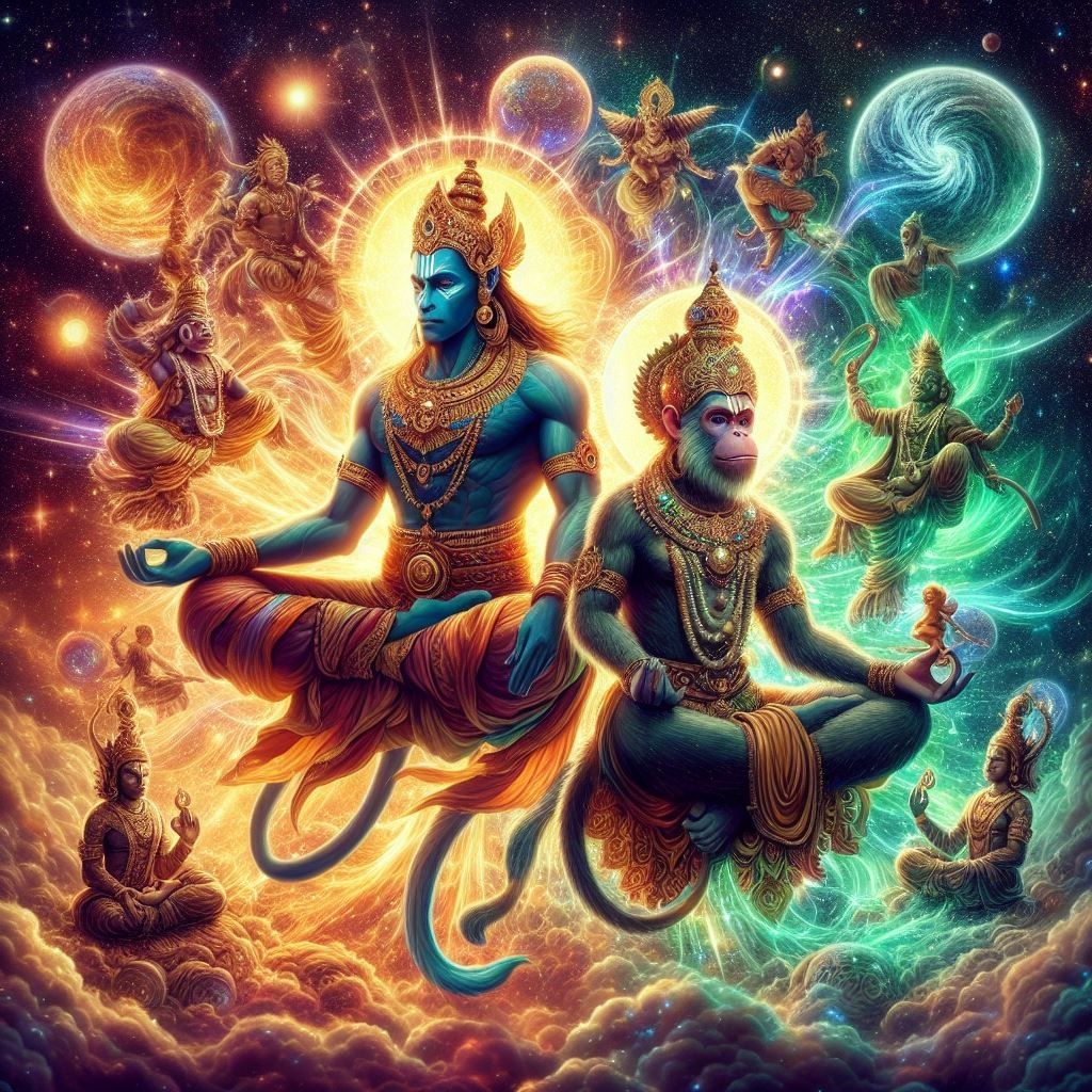 Hanuman and Sun Wokong