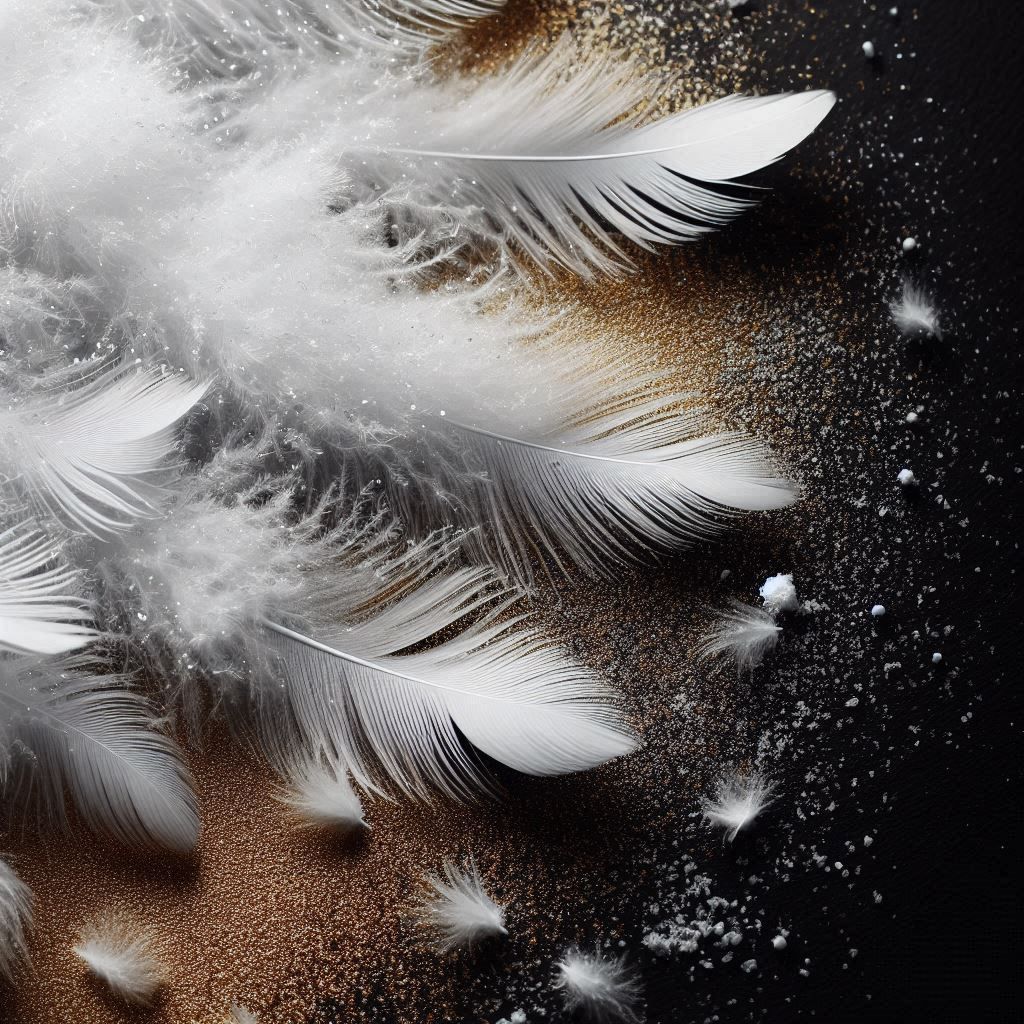 The lightness of a feather