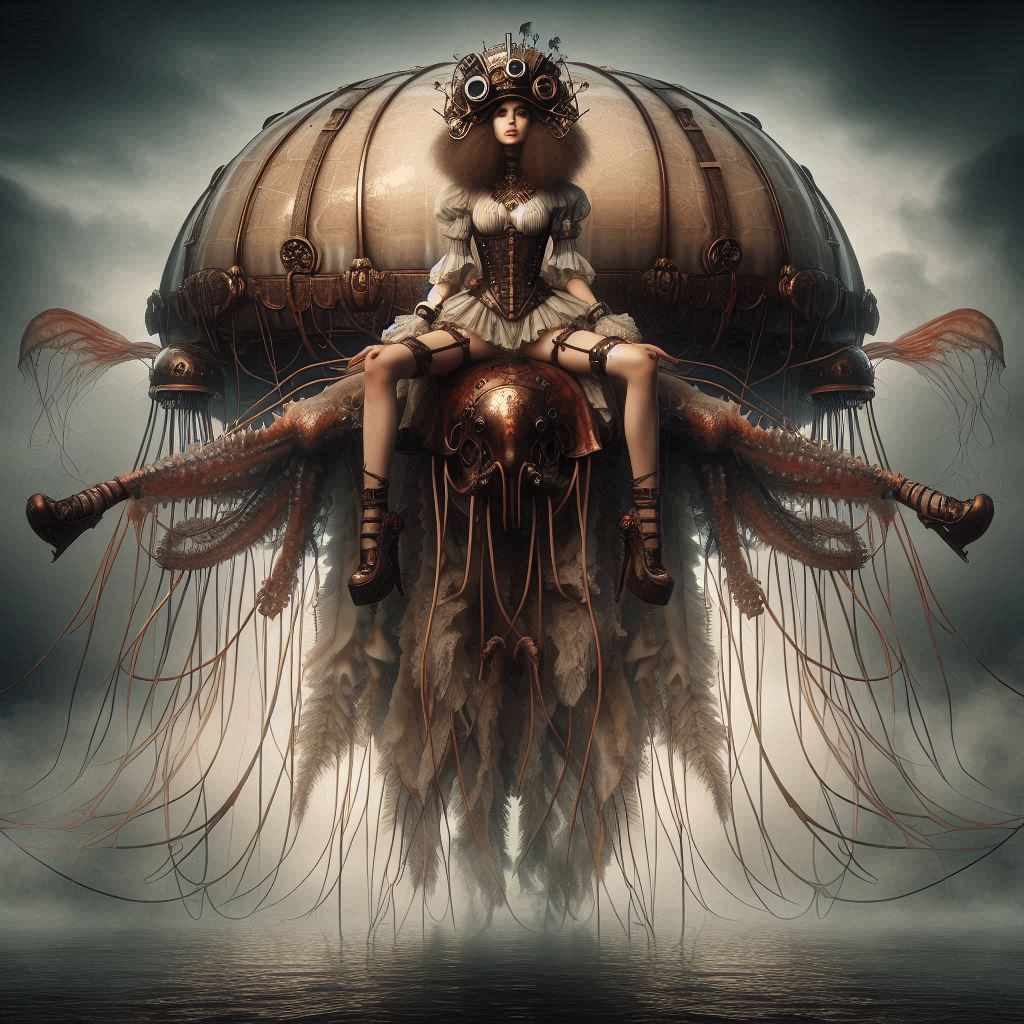 Steampunk jellyfish