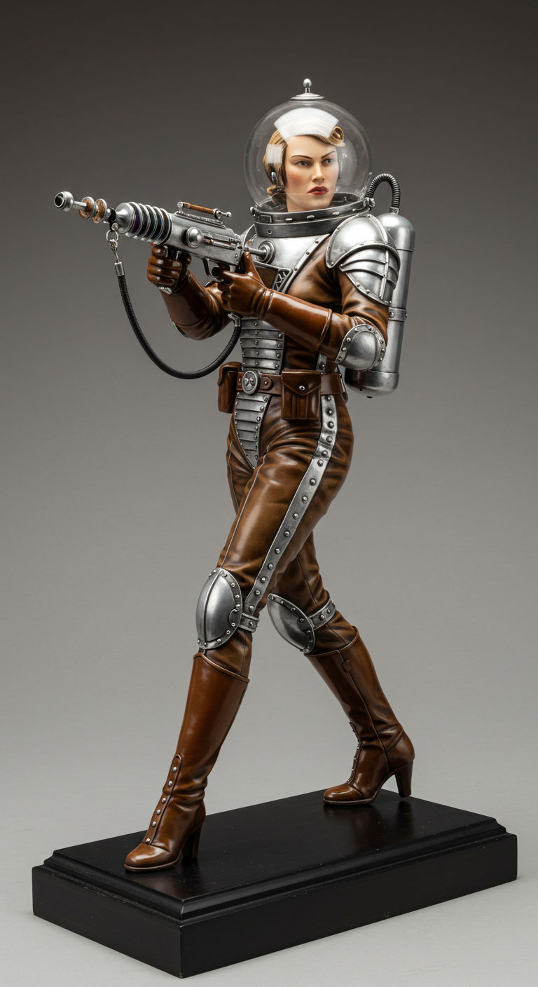 Retrofuture space soldiers