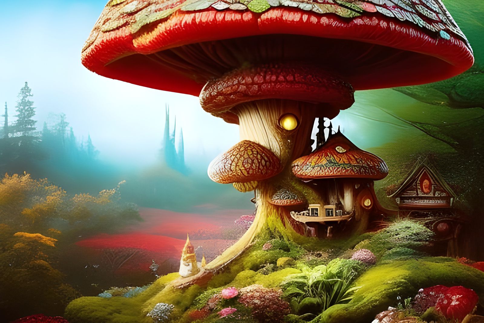 The Mushroom Fairytale - Episode 1 of 12 - AI Generated Artwork ...