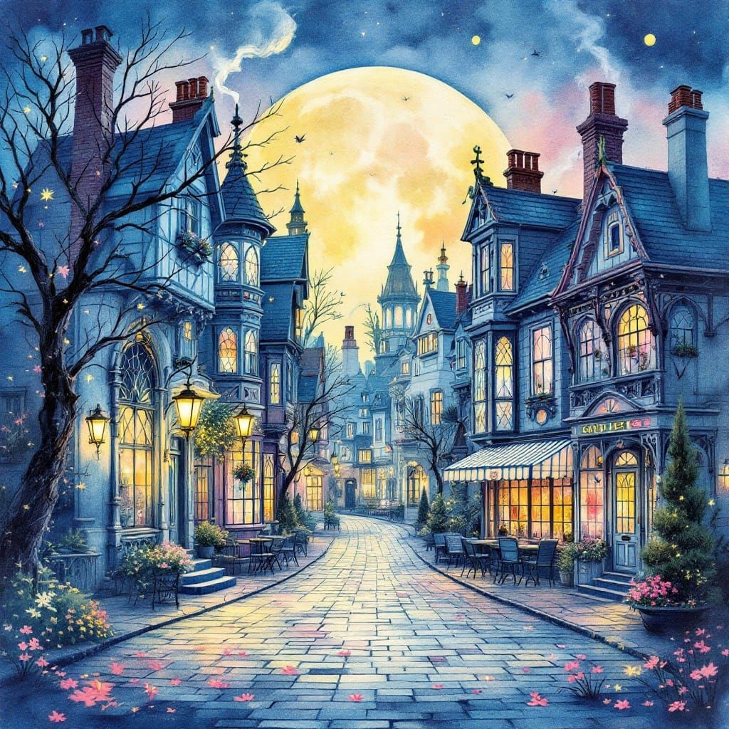 Lit up by the Moon