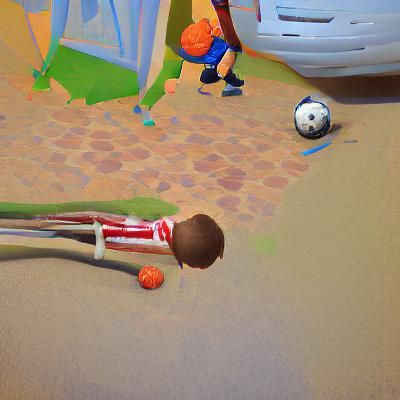 Little Timmy wants to play soccer but has to stay home becau...