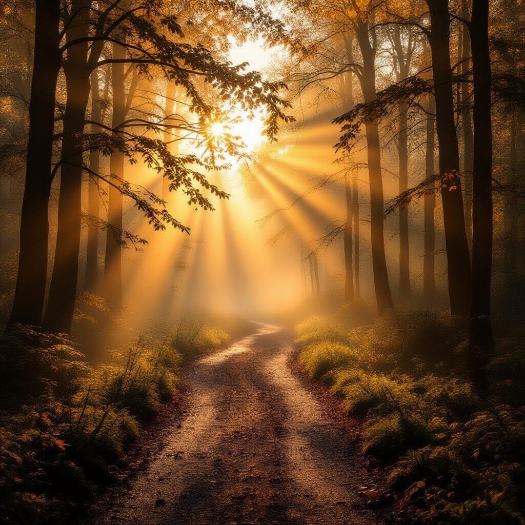 Golden Forest  by @WarrioroftheAges