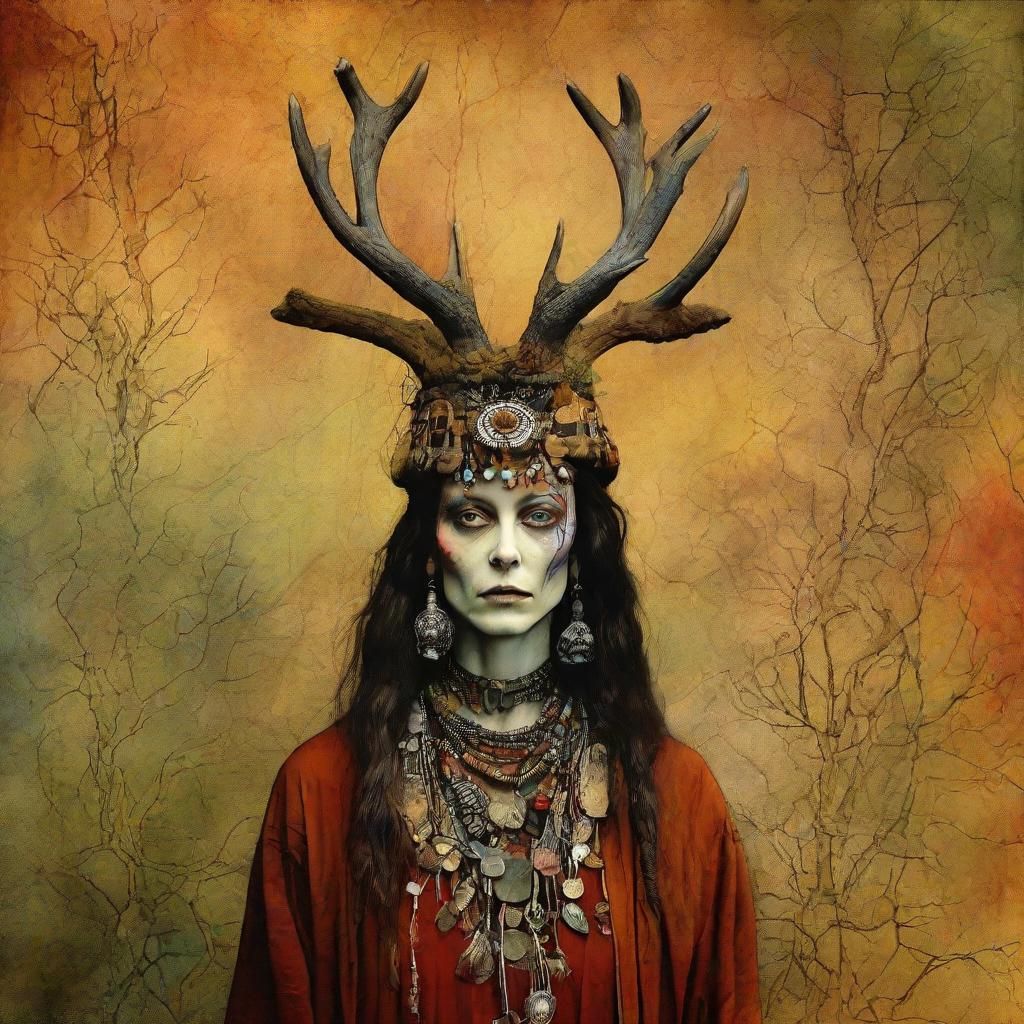 <lora:Kintsugi2:1.0> Gold kintsugi flower woman