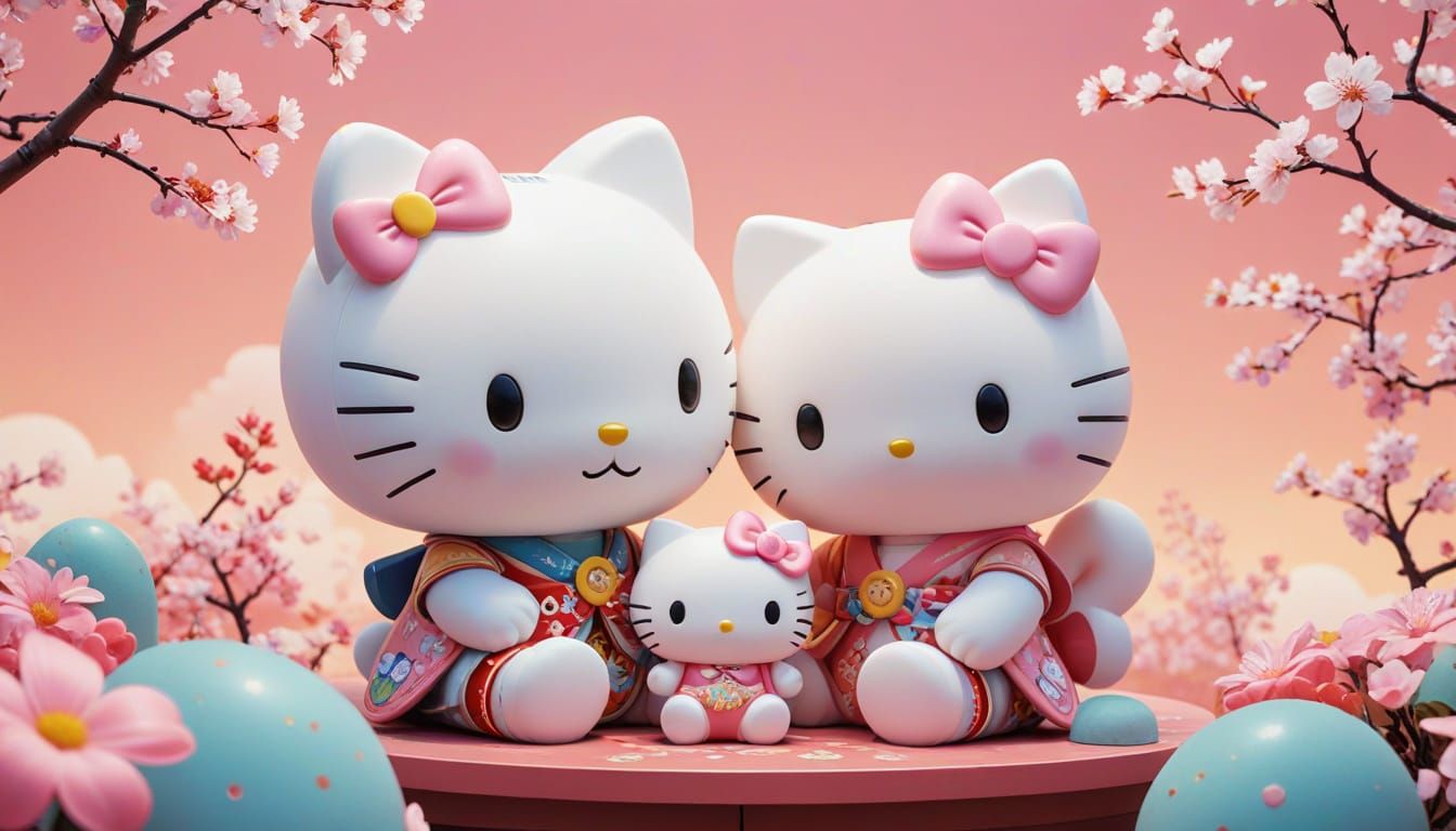 Ukiyo-e kawaii   by @INTERCEDENCE