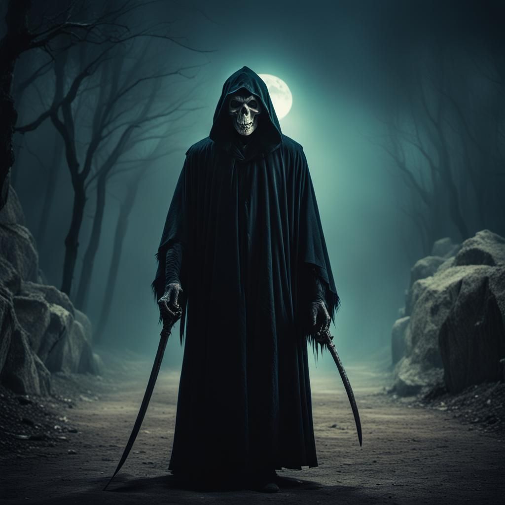 Grim Reaper coming for your soul