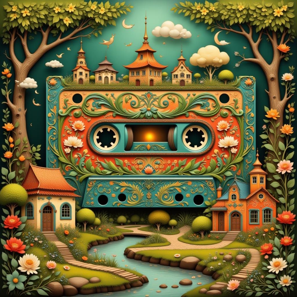 Cassetteville  by @ChronoScribe