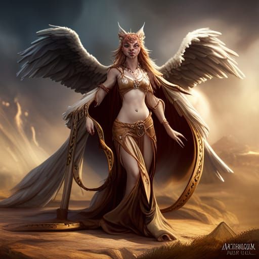 Cat angel of death