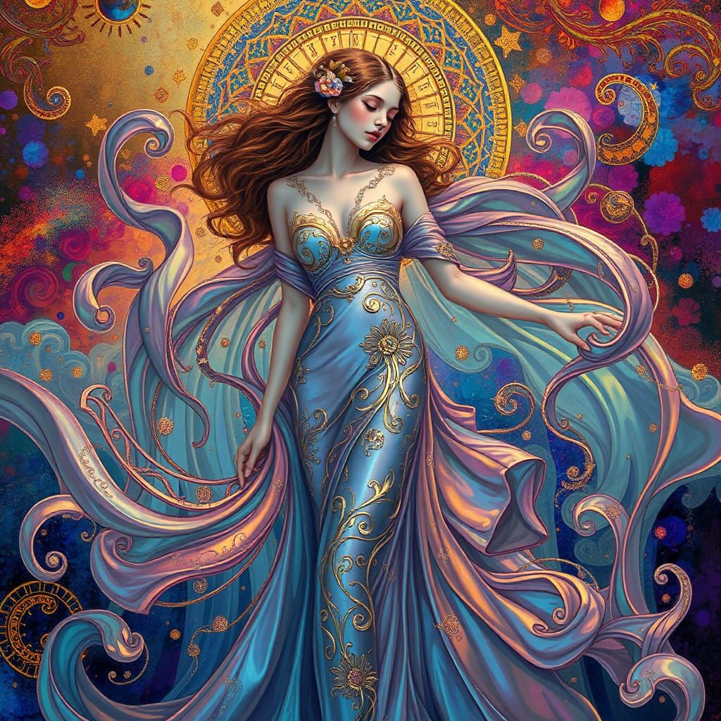 Art re-Nouveau portrait - #01.