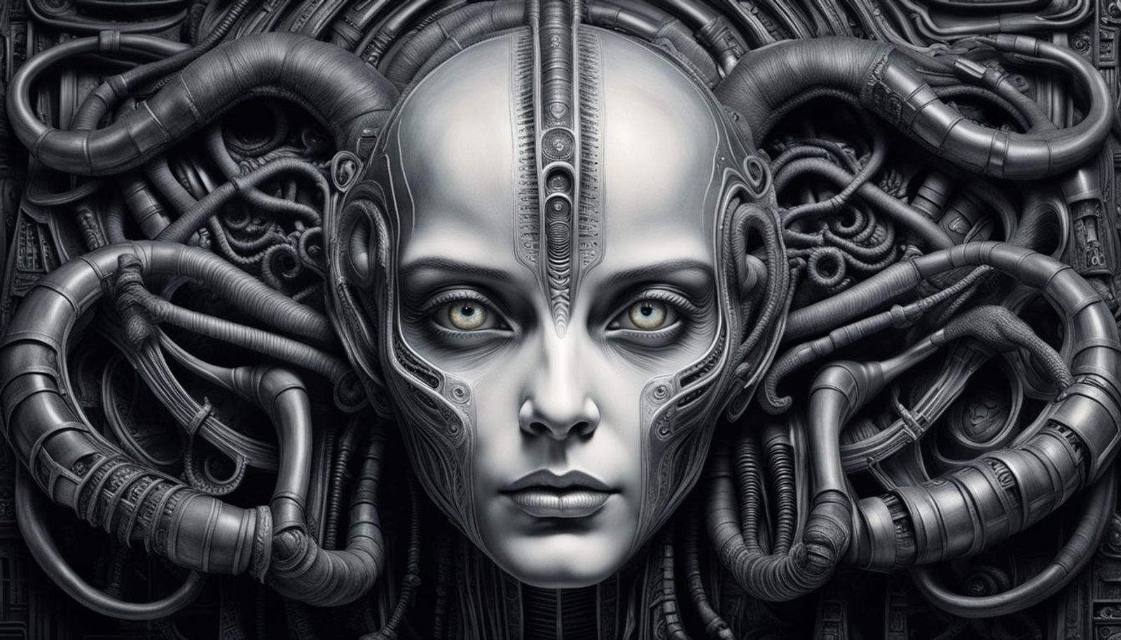 Inspired by 'Li I' painted by H.R. Giger - AI Generated Artwork ...