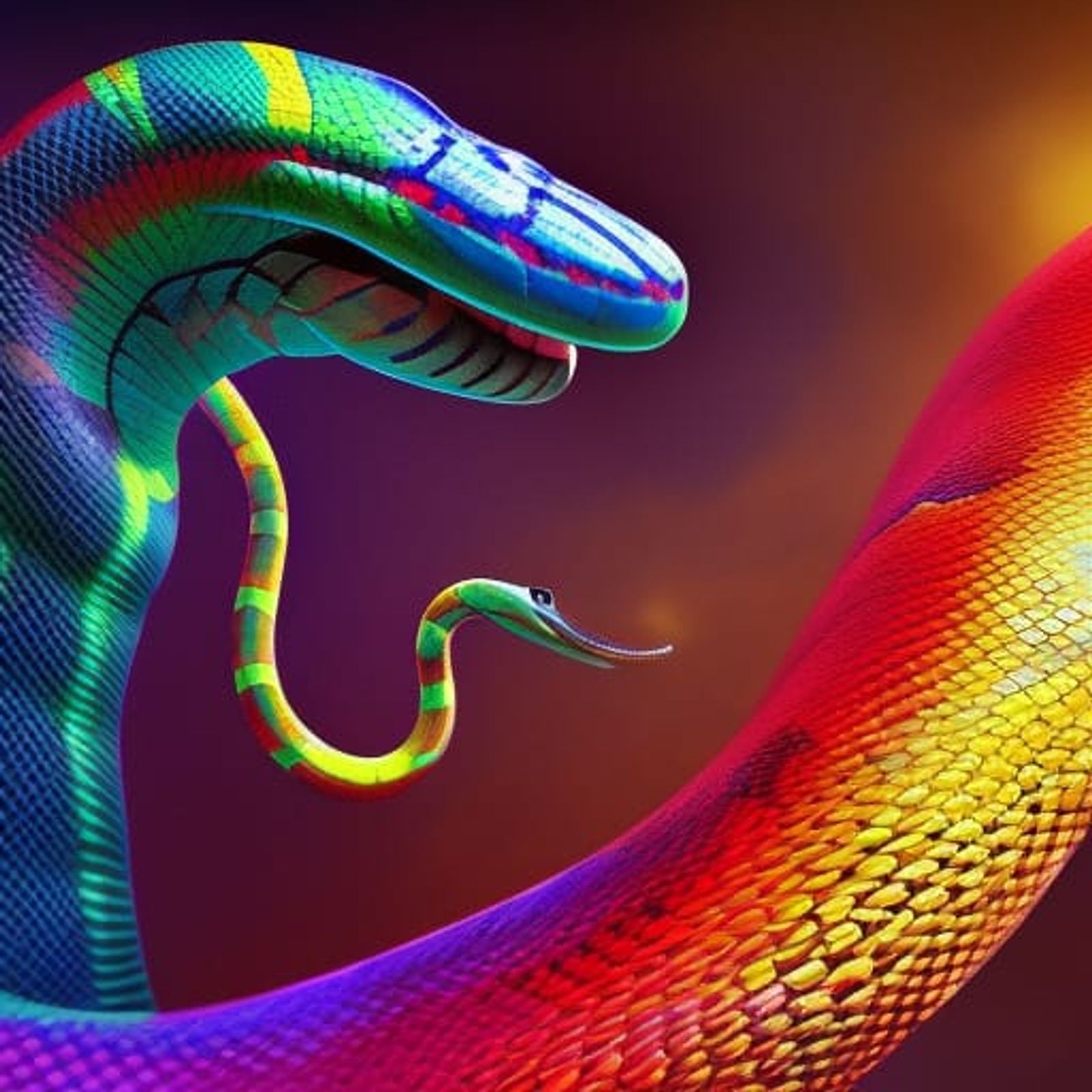 colorful snake