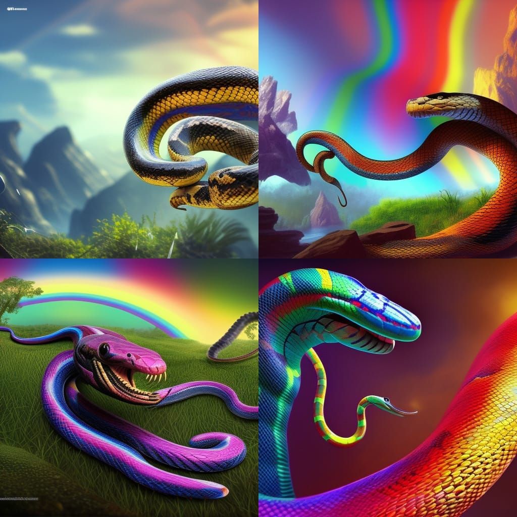 Cobra Snakes - AI Generated Artwork - NightCafe Creator