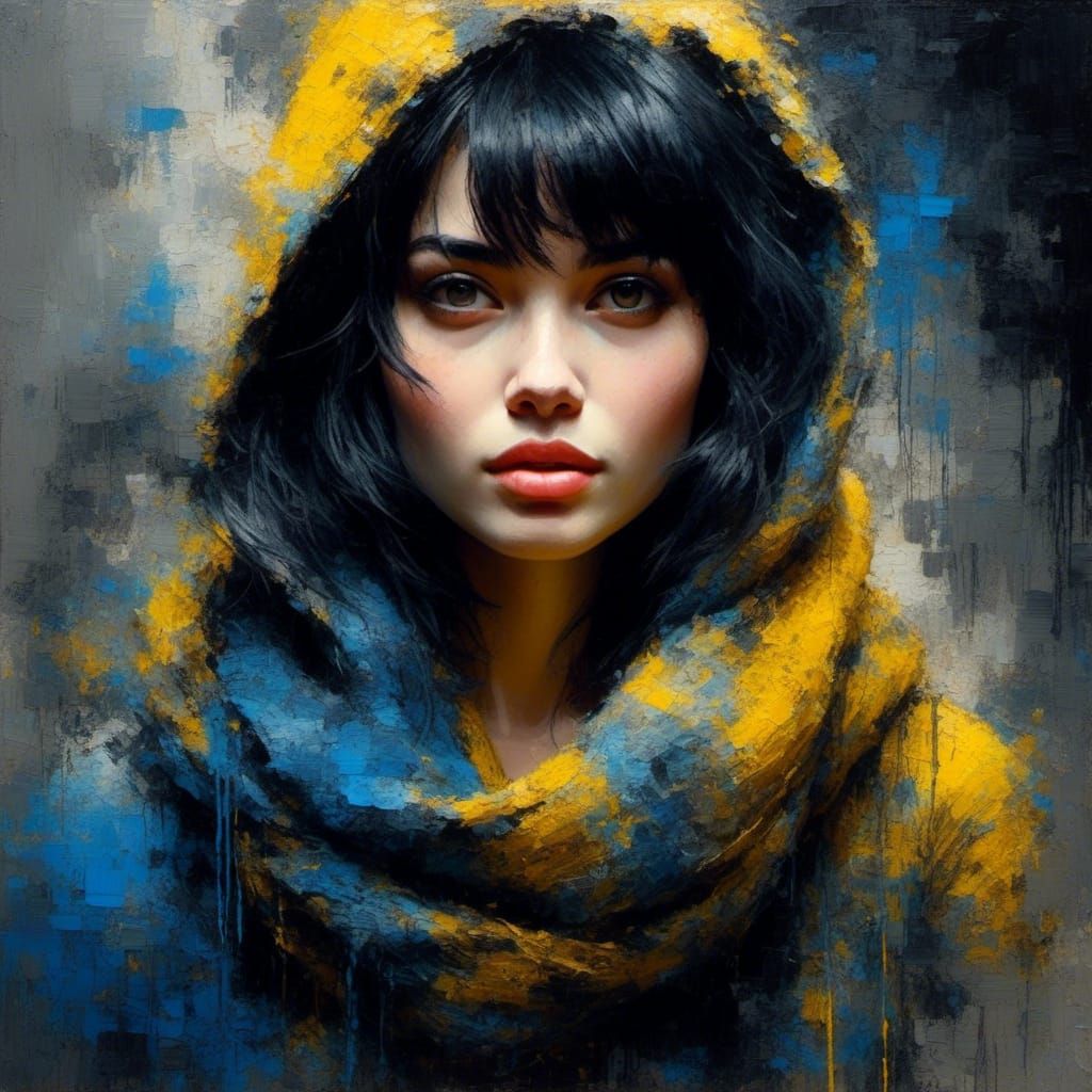 <lora:Glorified:1.0> breathtaking portrait of a gorgeous girl short black hair