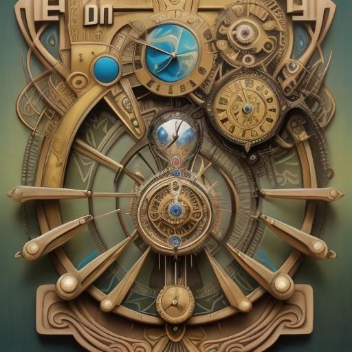 Art Deco clockwork