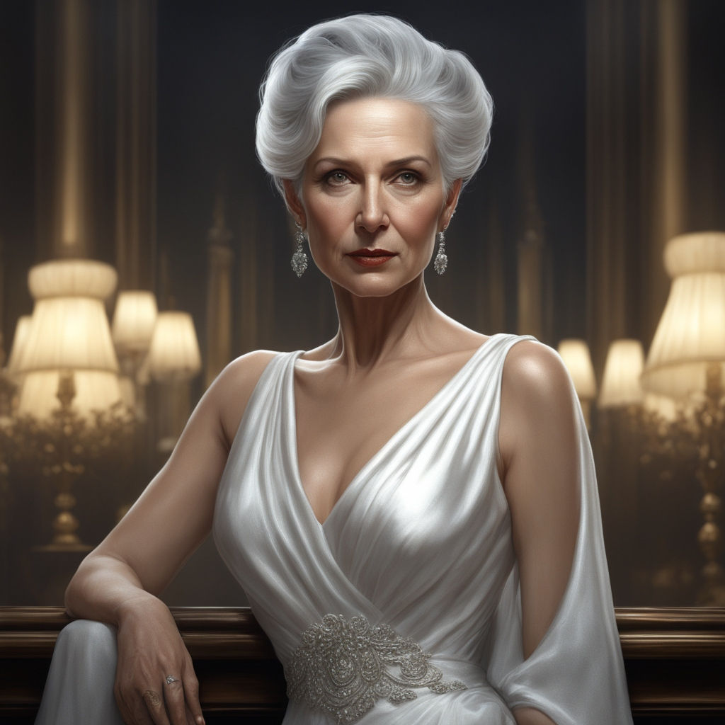 Greek Goddess Hera in a Film Noir