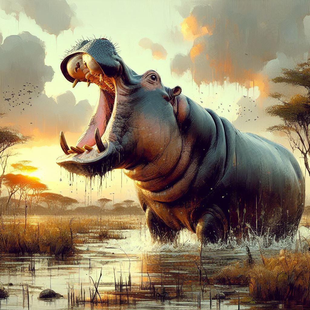 Wild Wonder: Capturing the Essence of the Hippopotamus