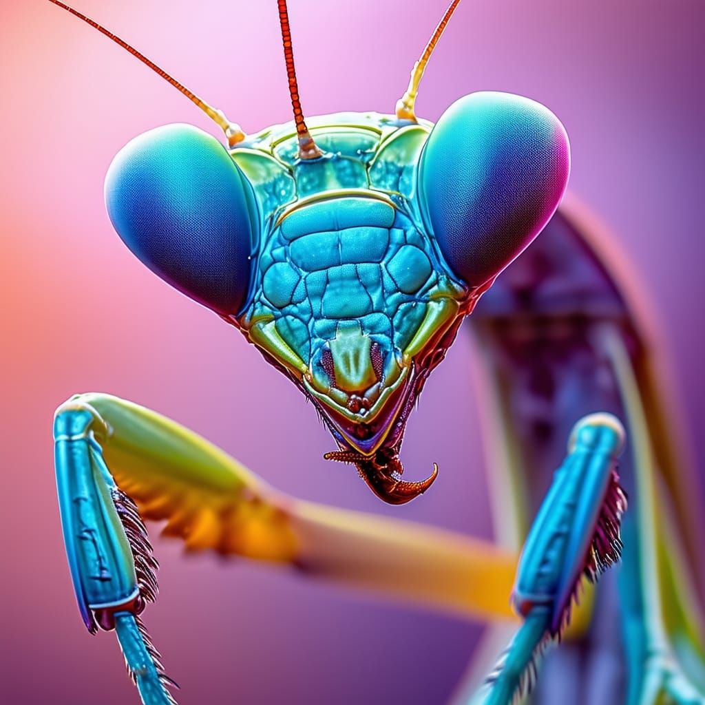 Extreme Mantis Close-ups