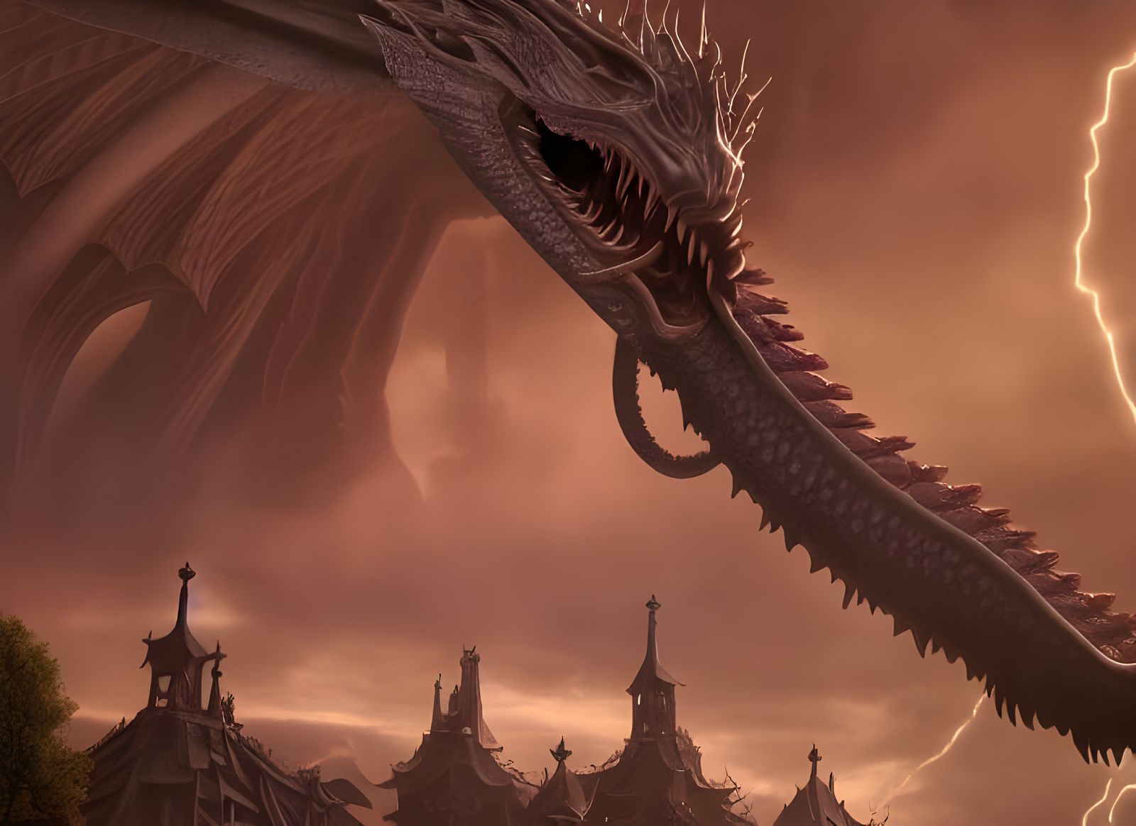 dragon wizard wallpaper
