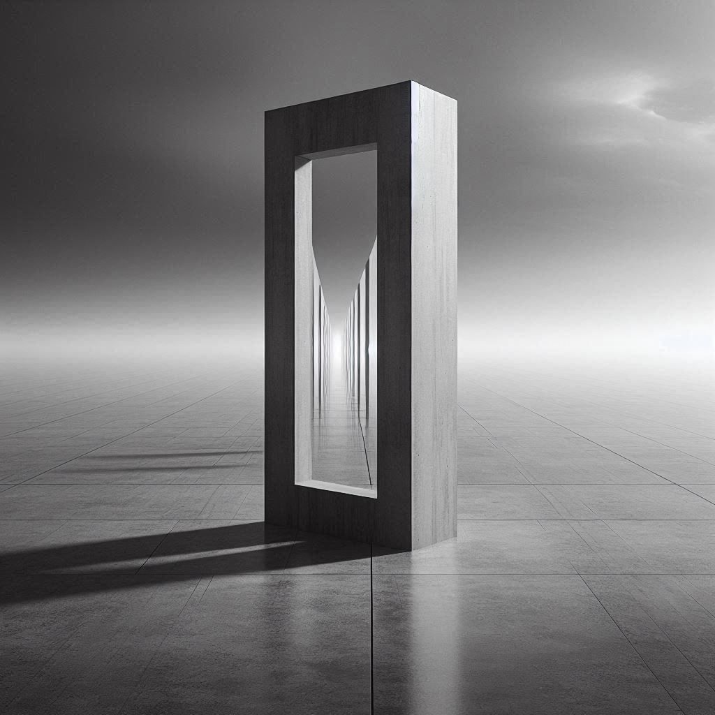 perspective towards the horizon