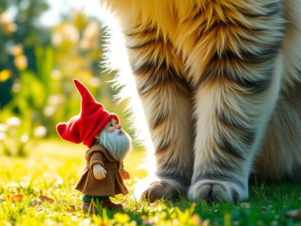 Mr. Cat, please, I have a problem with a mouse...  by @Thordis Alfstein