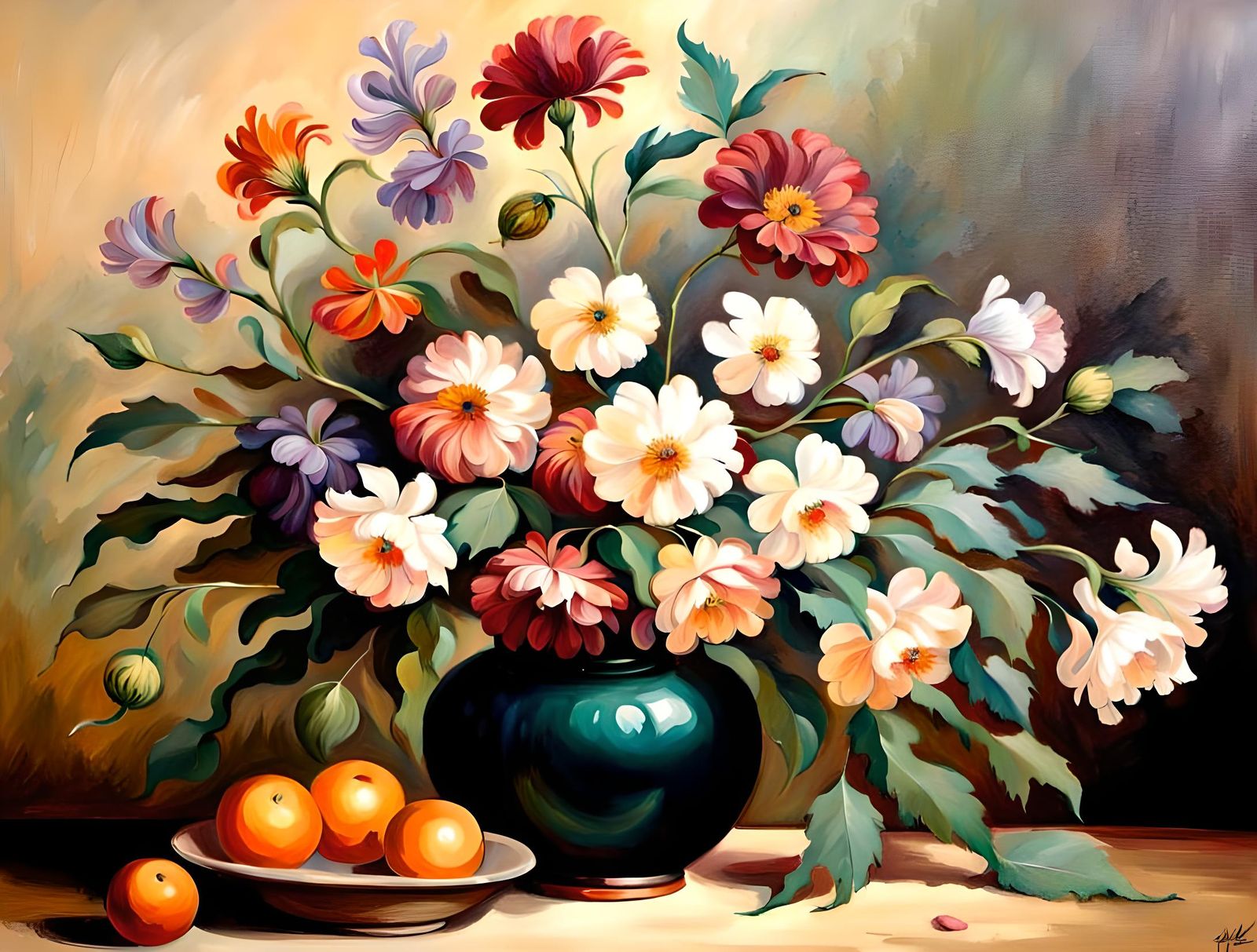 Flower painting