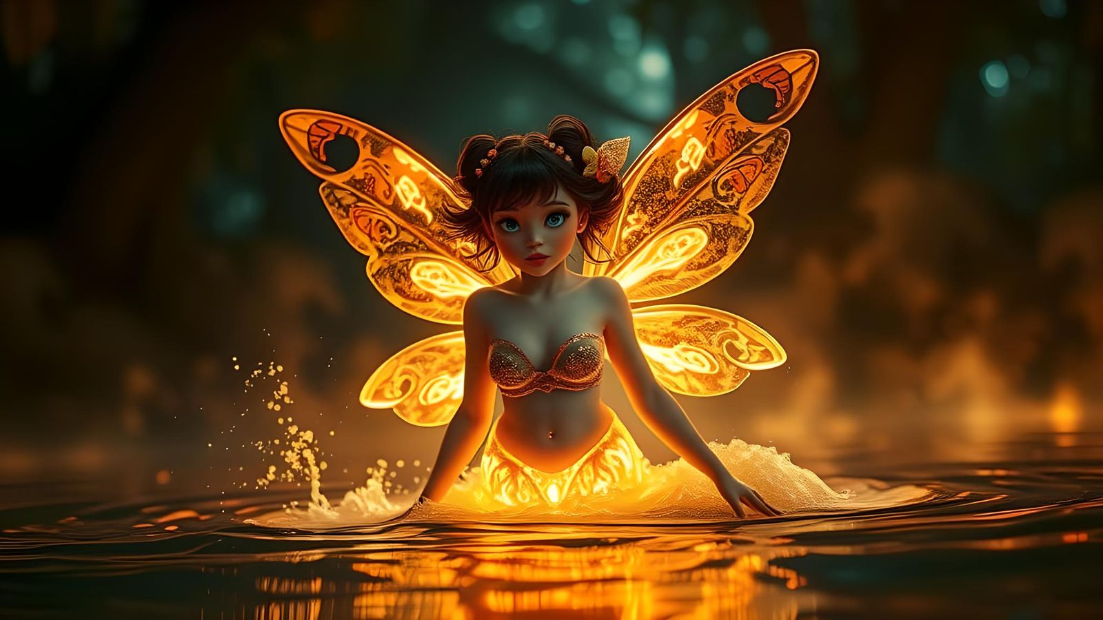 Cheeky Lagoon Fairy  by @AU