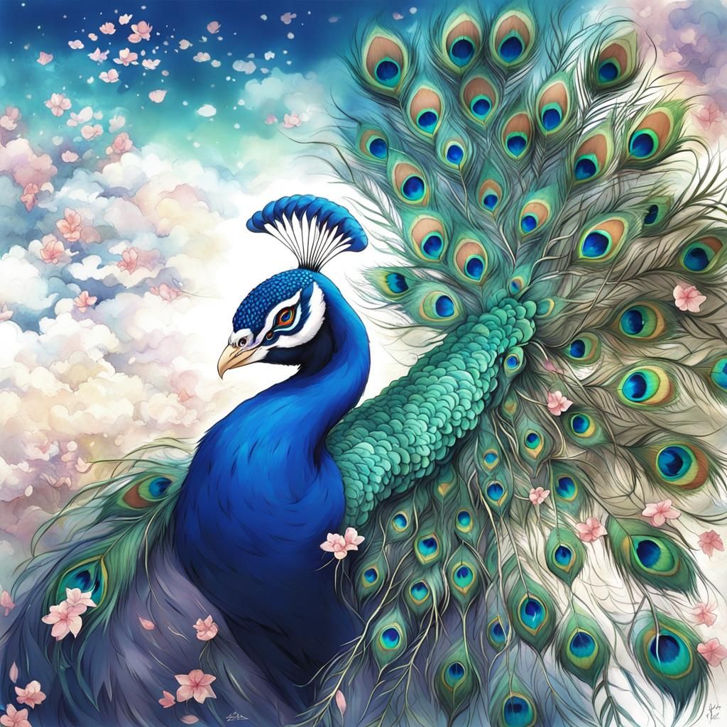 Heavenly Peacock