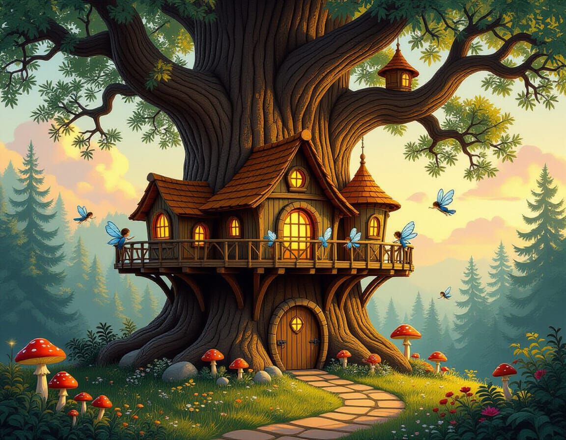 treehouse village