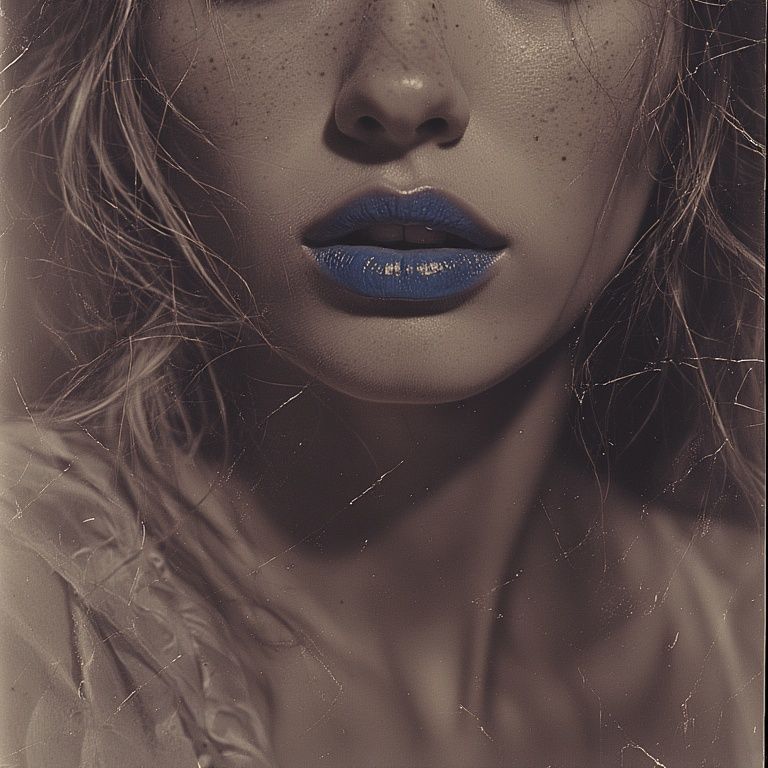 Blue lips