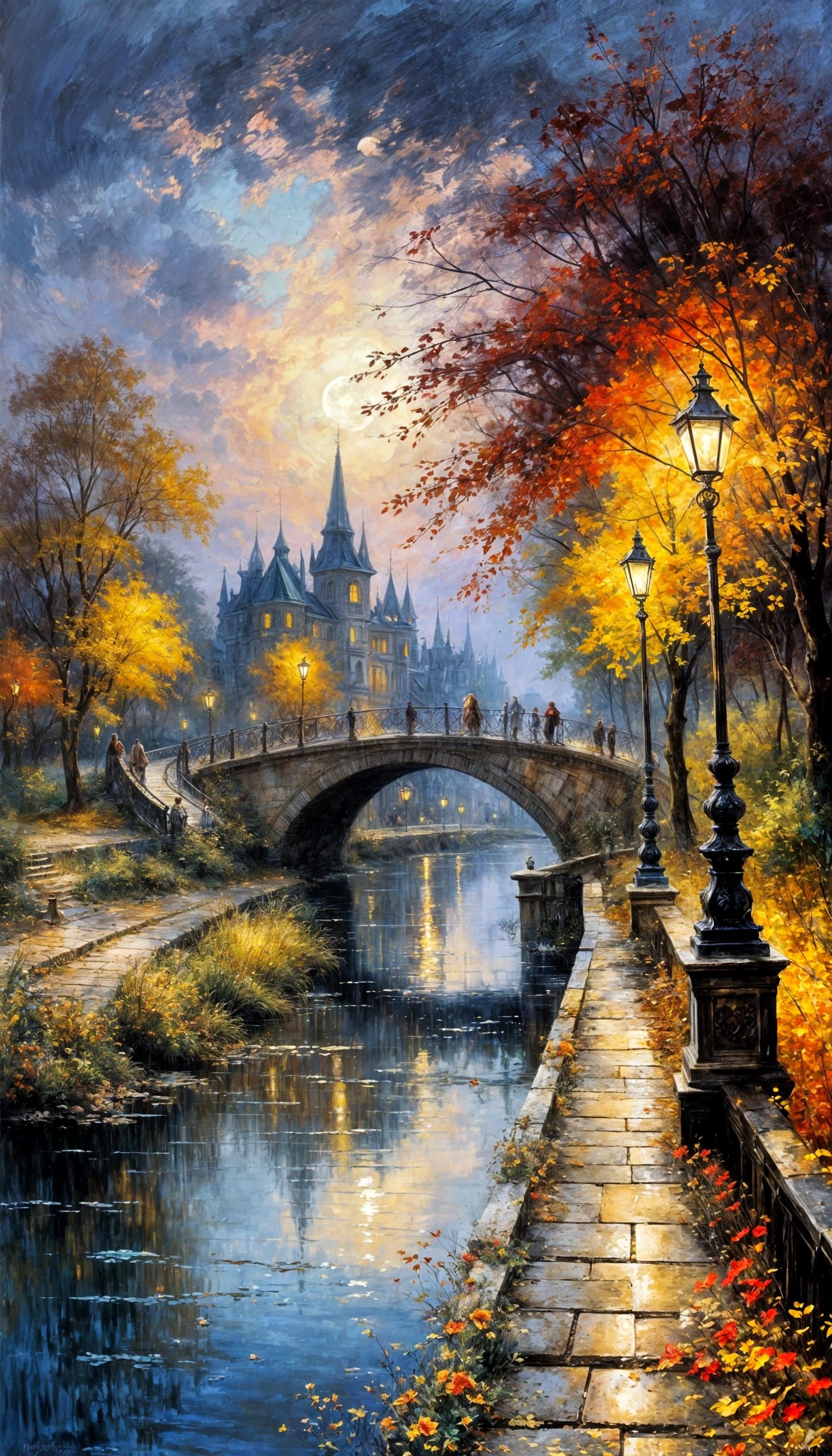 Mid autumn scenery   by @nana