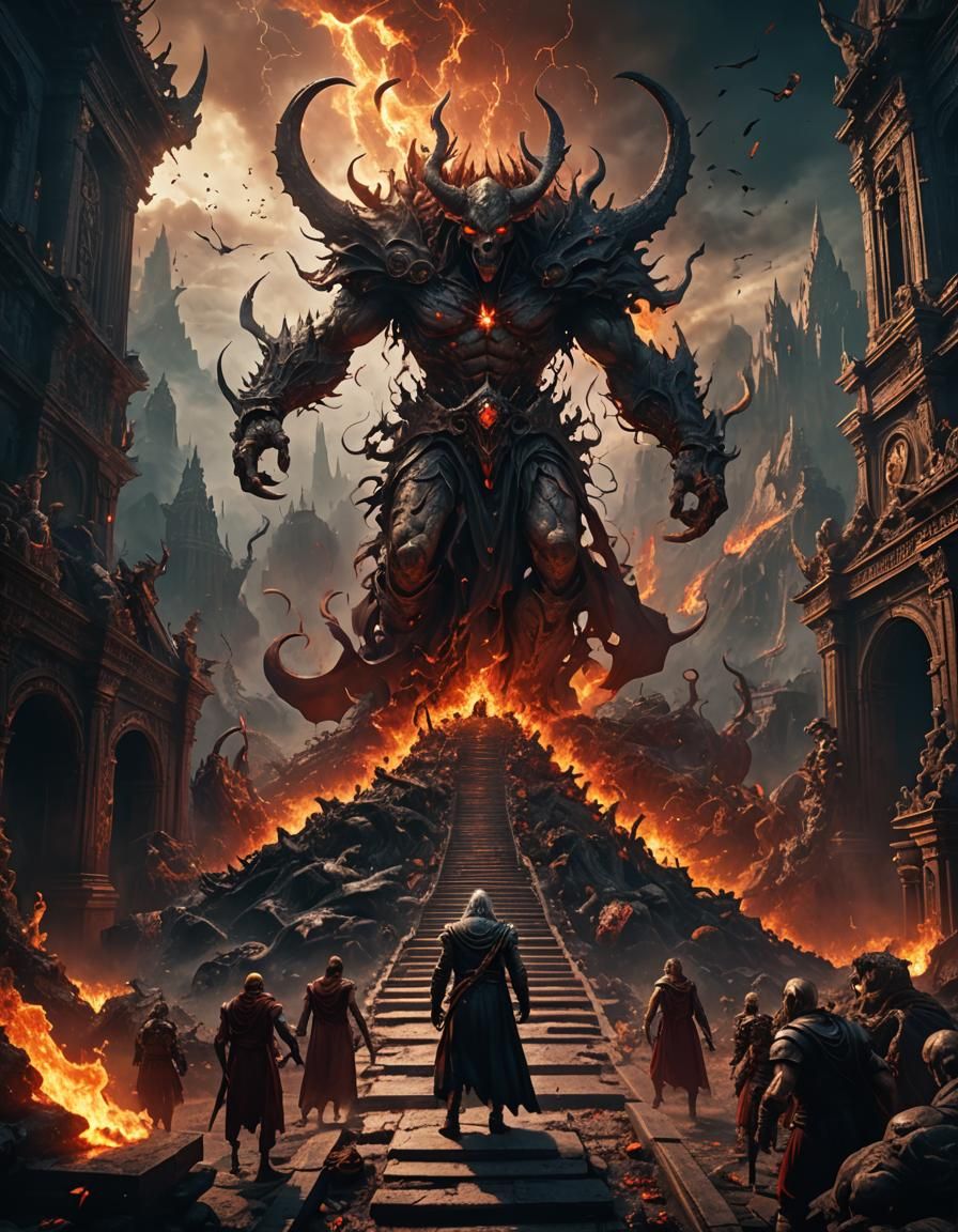 Chronos rising from hell