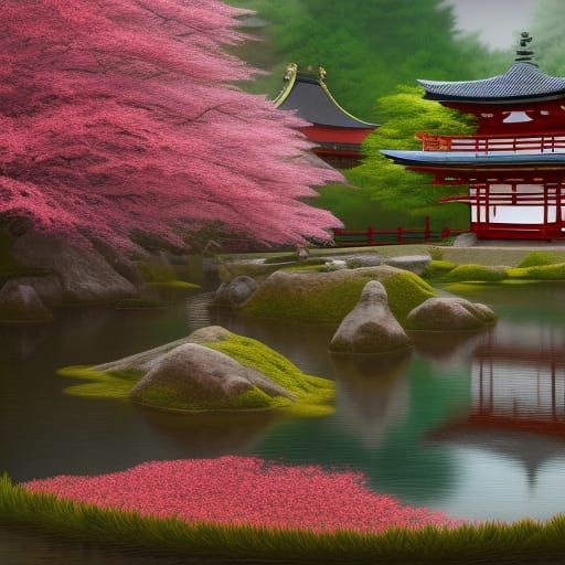 A Kendo shrine in tranquility