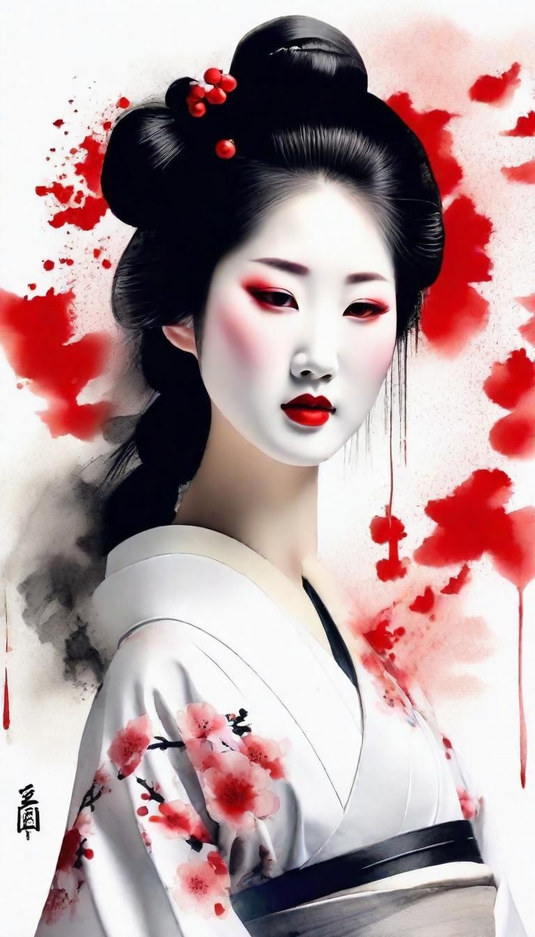 Portrait of a Geisha