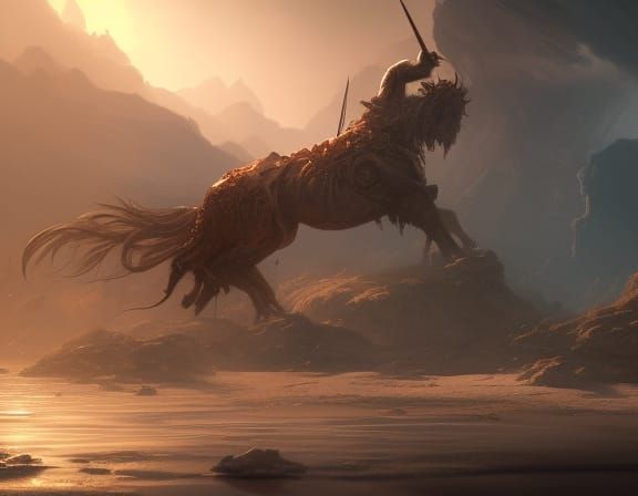 Centaur
a masterpiece, 8k resolution, dark fantasy concept a...