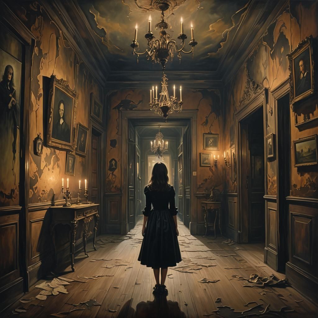 haunted house  by @pistacchiover