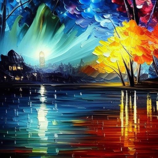 The Lake by Night