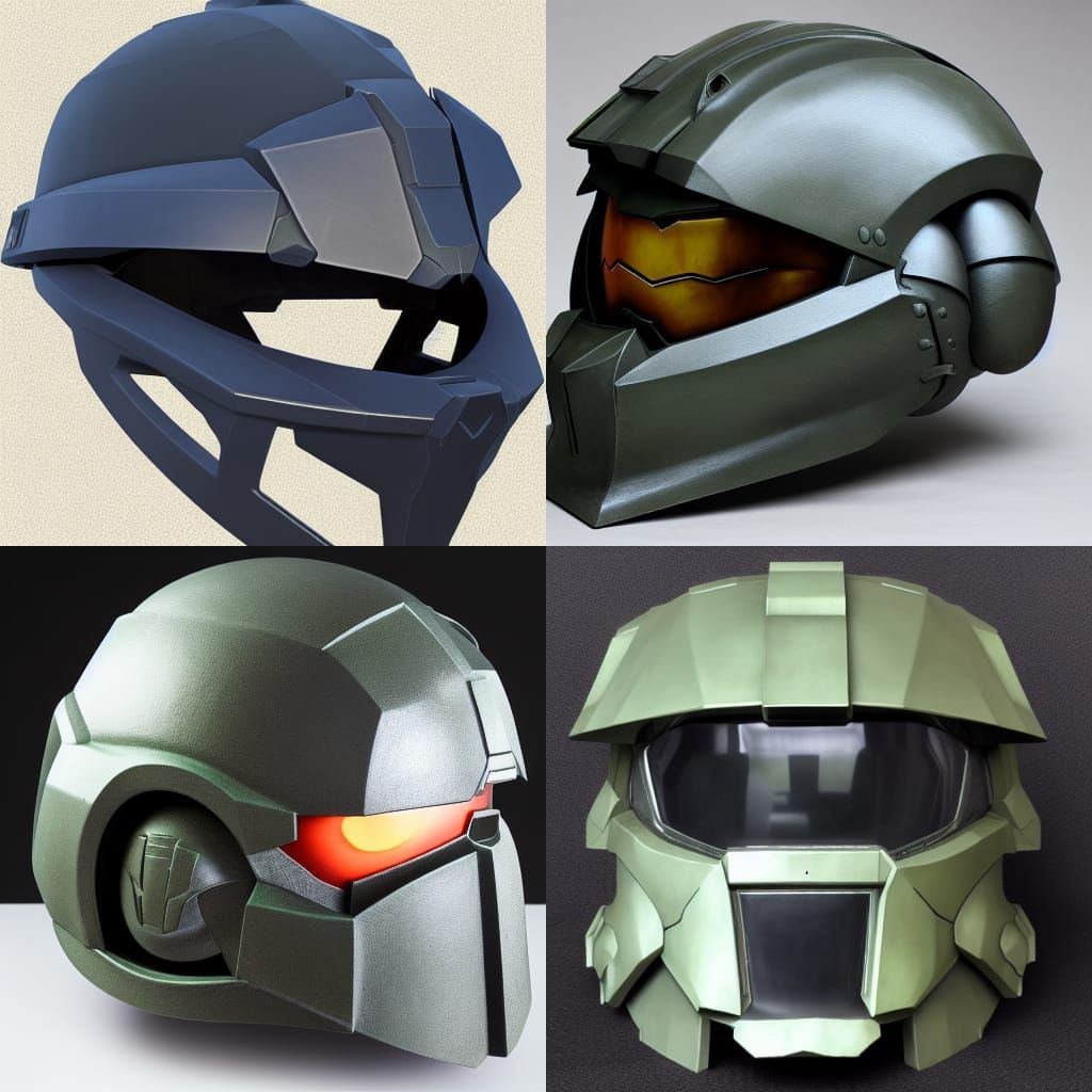 Halo Spartan future war helmet