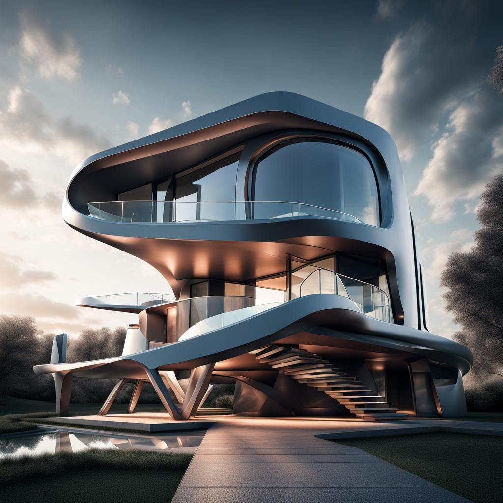 futuristic house