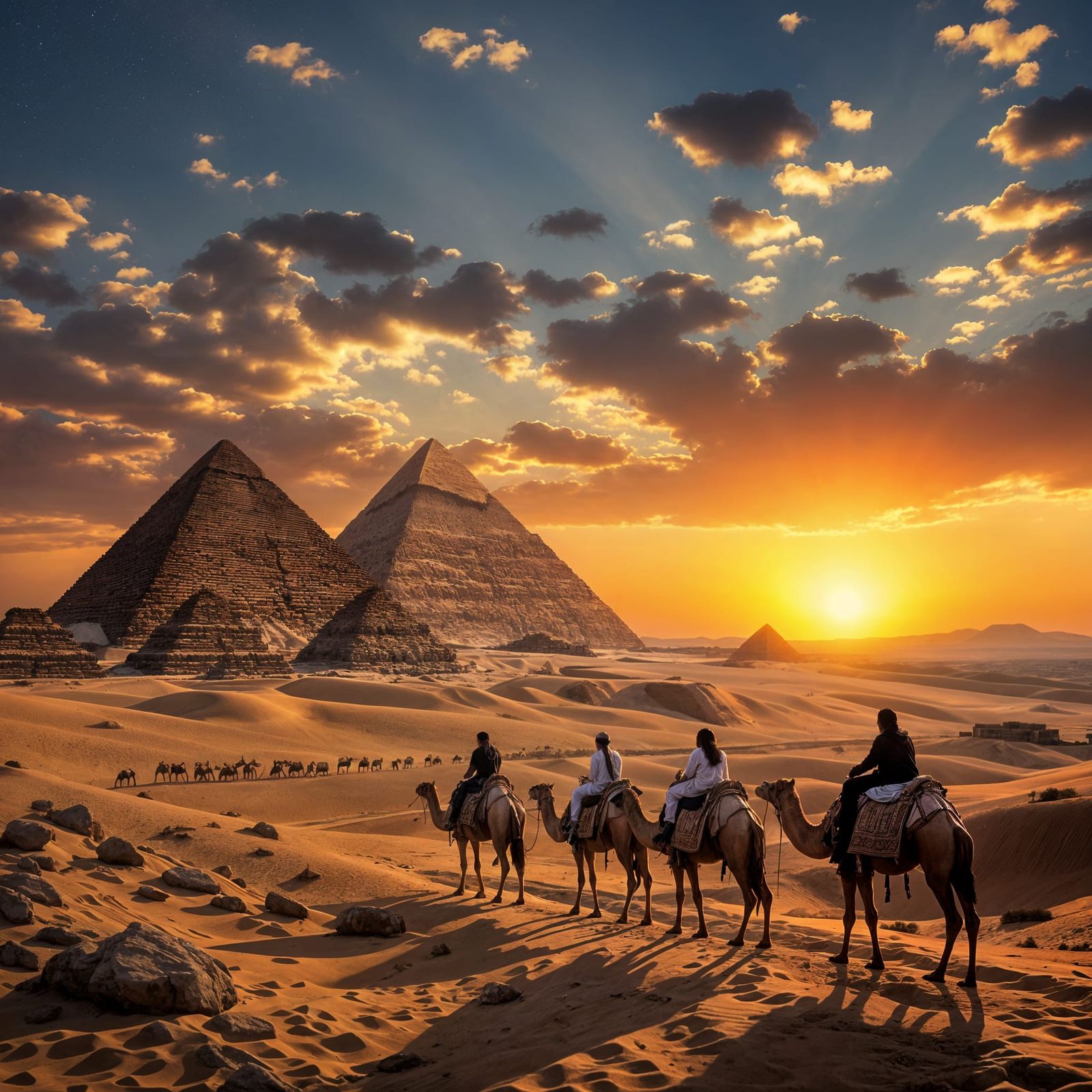 sunset in egypt  by @LadyAly B