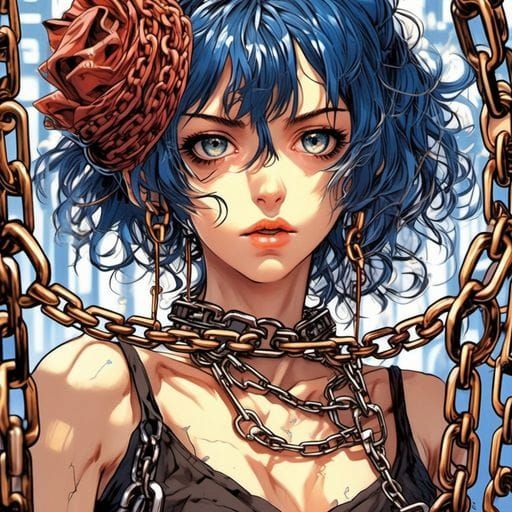 Woman in Chains - AI Generated Artwork - NightCafe Creator