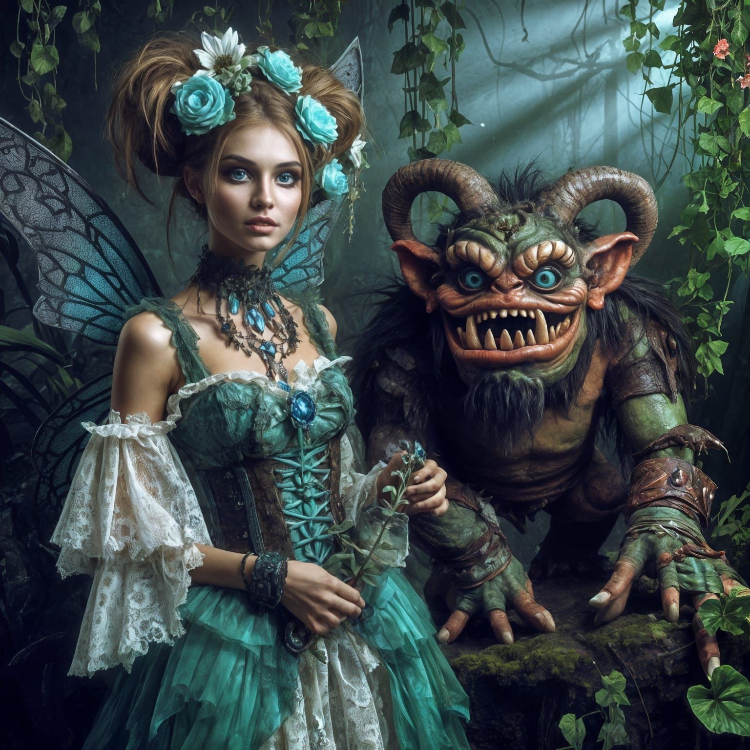 Gretta and her pet Goober