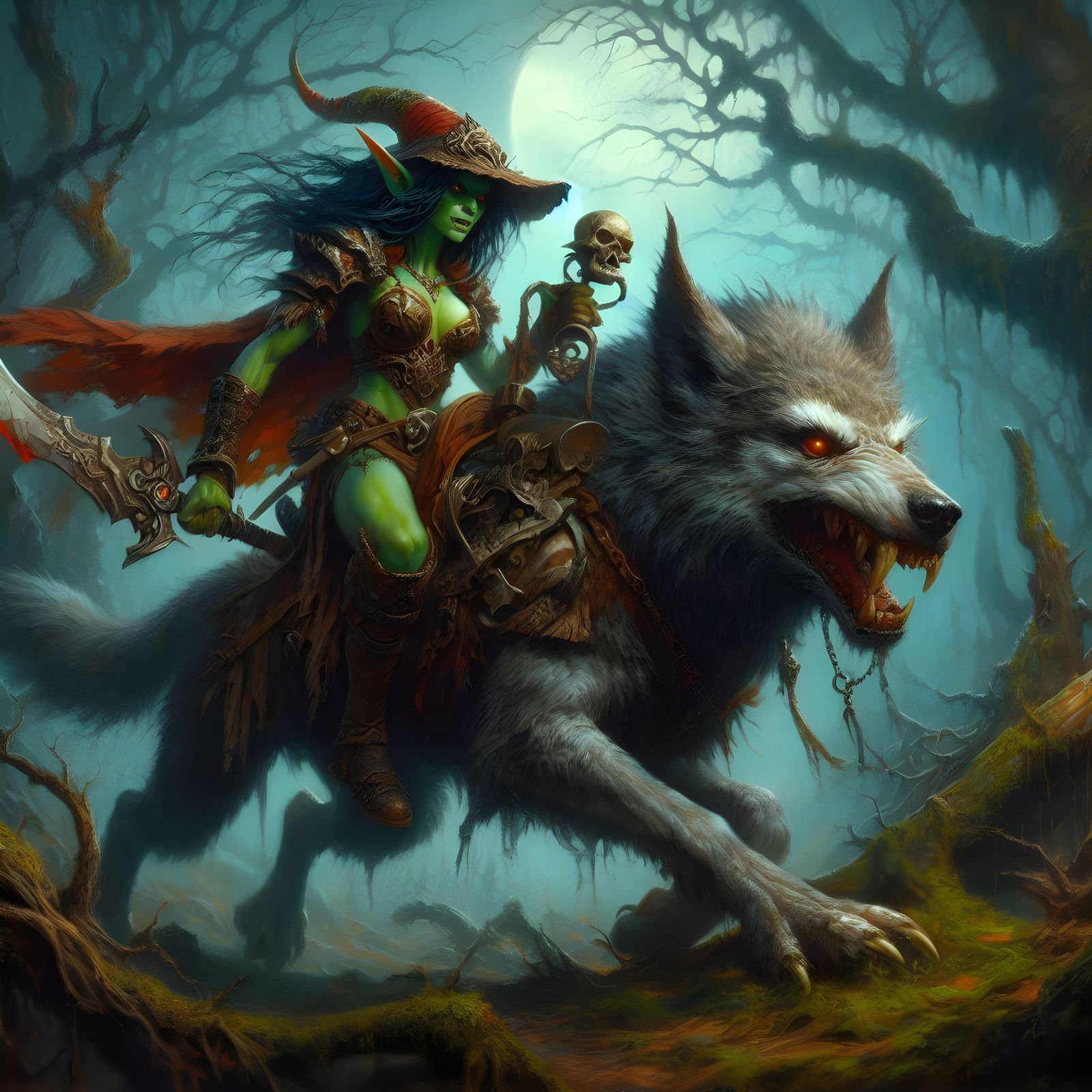 Goblin Warg Rider #3
