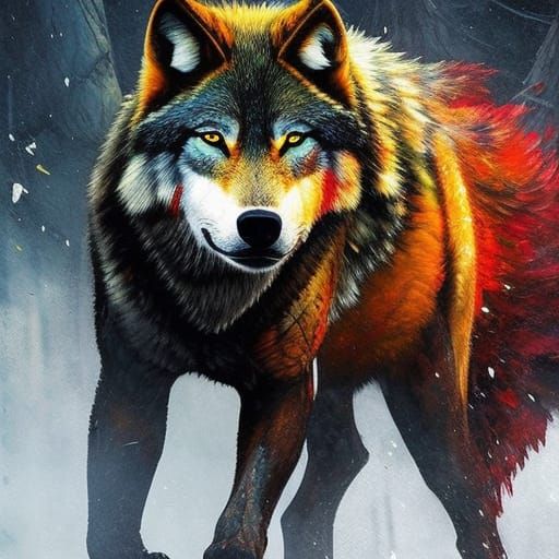 Wolf Portrait