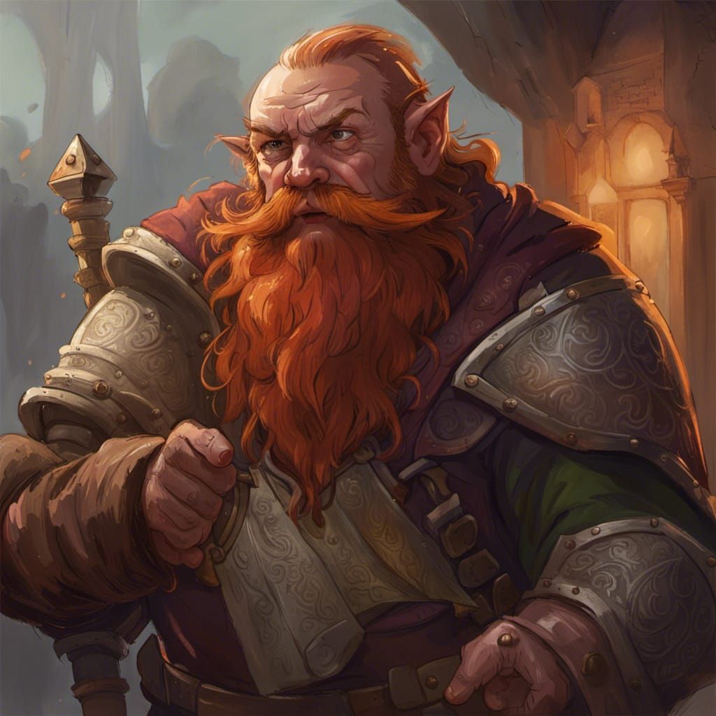 Angry dwarf - AI Generated Artwork - NightCafe Creator