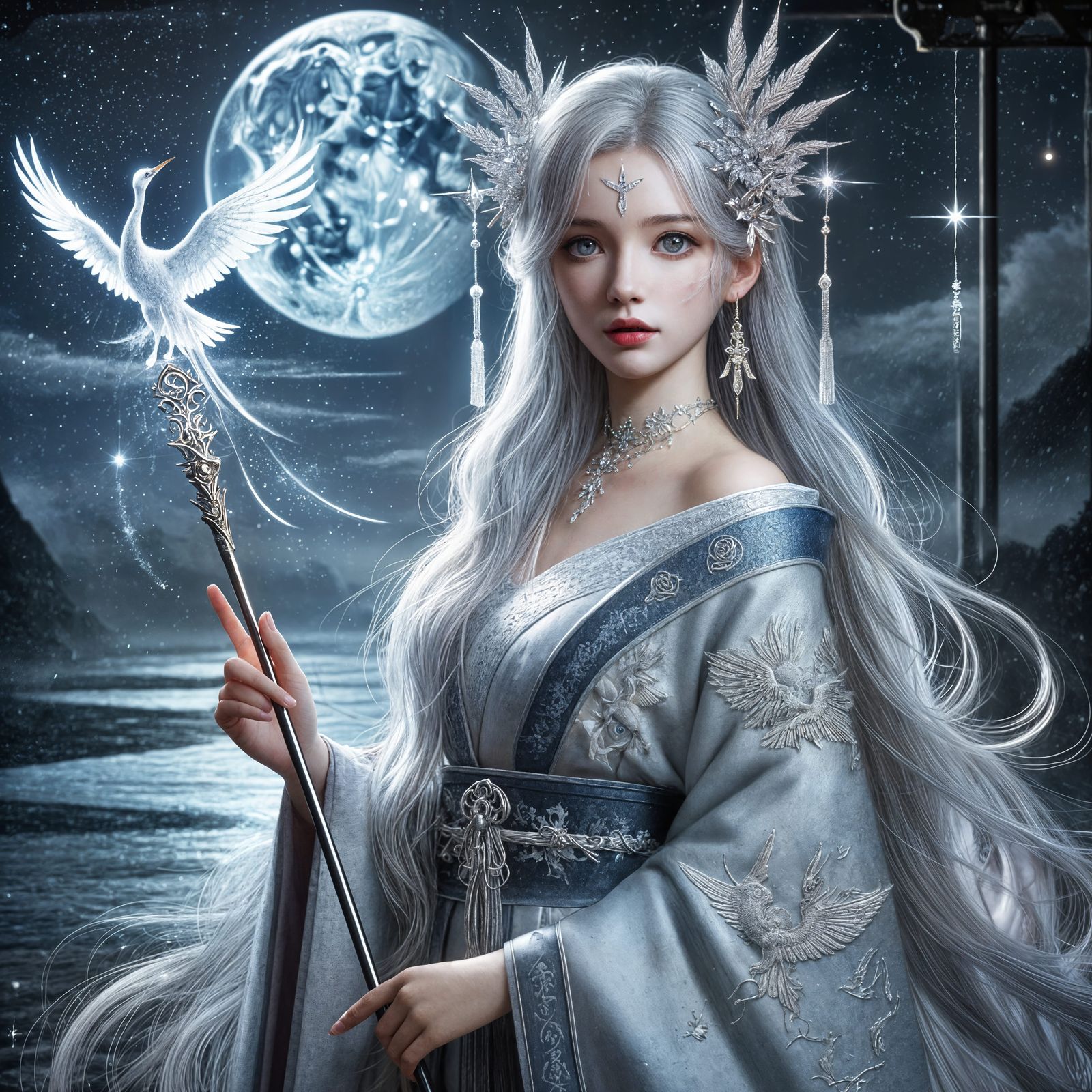 Akoyami, the Starlit Crane