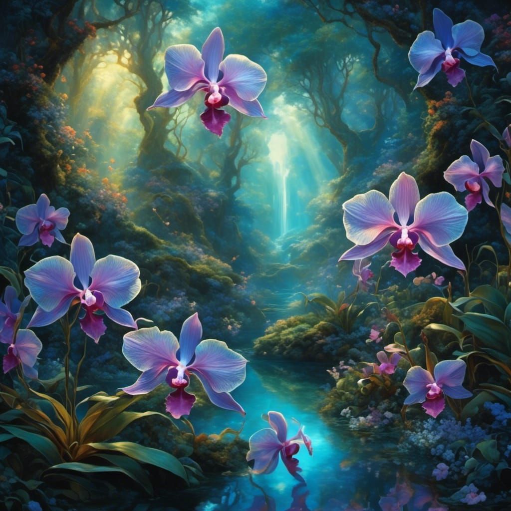 <lora:Midnight Garden:1.0> <lora:3d flower portraits:1.0> <l...