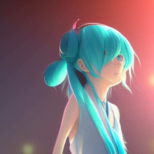 Hatsune Miku - AI Generated Artwork - NightCafe Creator