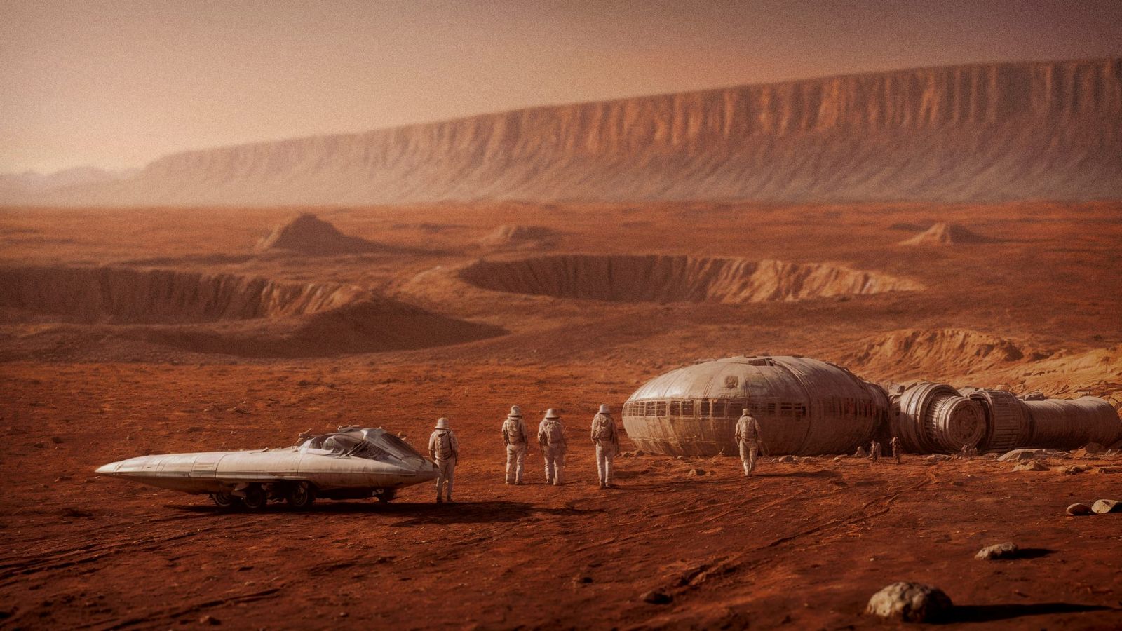 Discovering an Alien Ship Crash Site on Mars