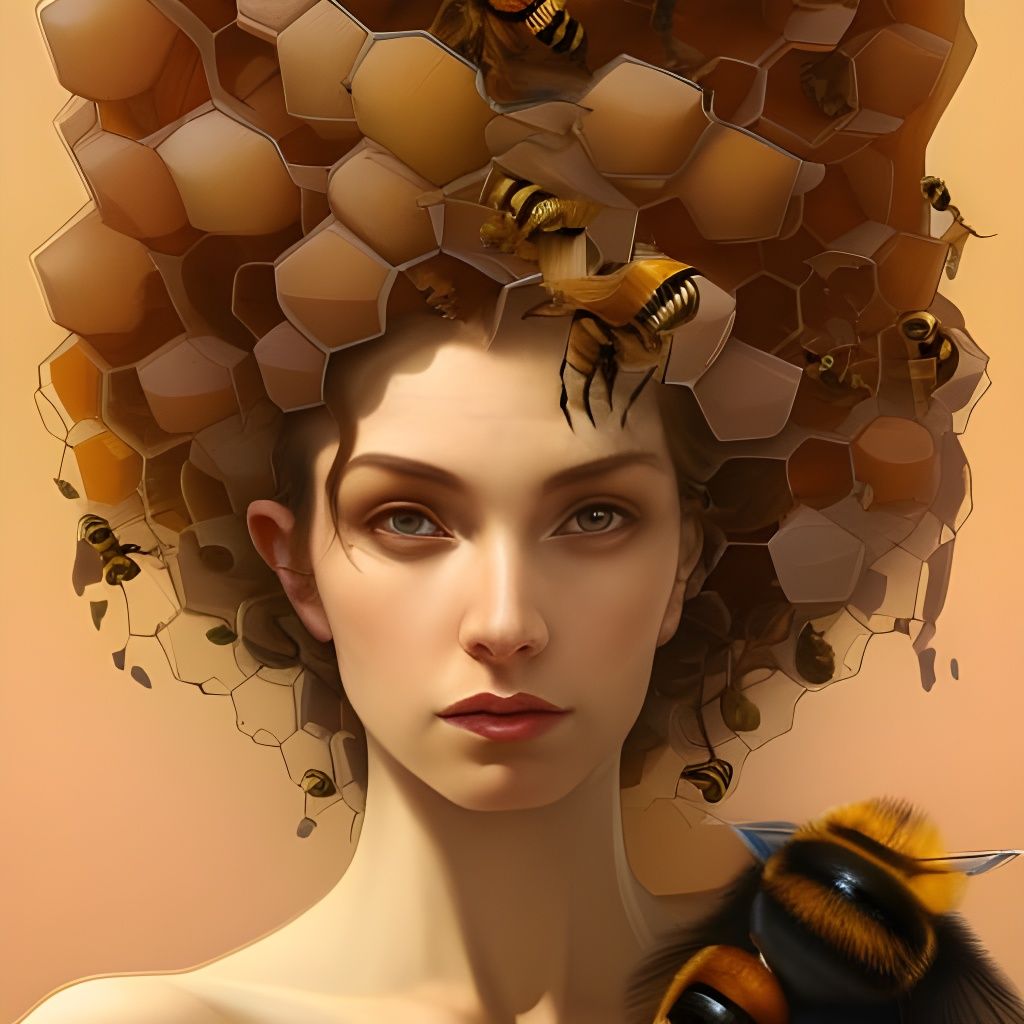 Queen Bee - AI Generated Artwork - NightCafe Creator